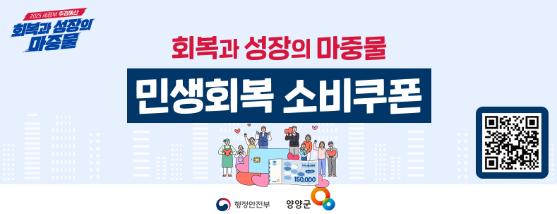회복과 성장의 마중물 민생회복 소비쿠폰